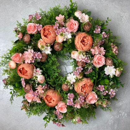 Wianek na drzwi Mia, średnica 52 cm