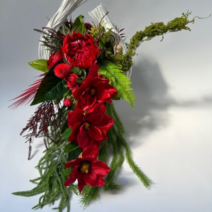 Wiązanka nagrobna , dekoracja nagrobna, 75x45x51cm