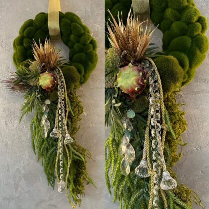 Wianek na drzwi Glamour 30x72 cm