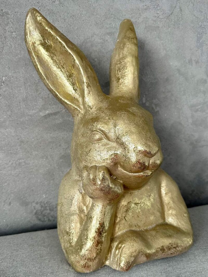 Zając wielkanocny, dekoracja ceramiczna, wys.38 cm - obrazek 2