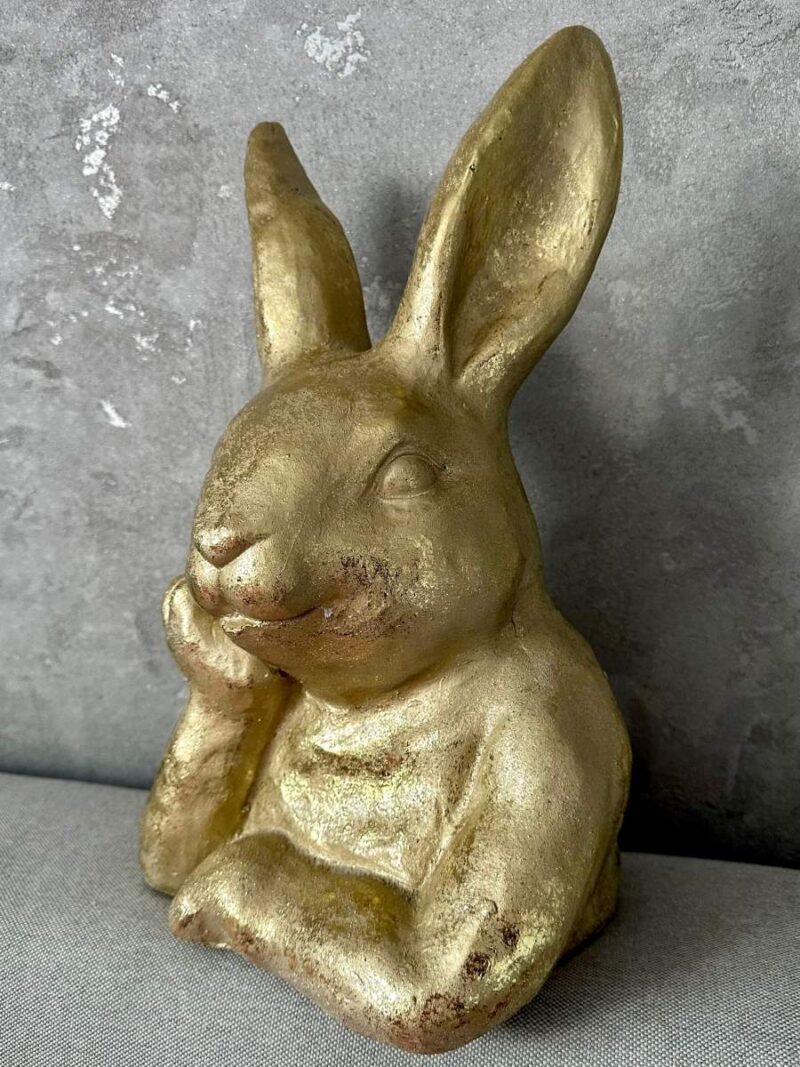 Zając wielkanocny, dekoracja ceramiczna, wys.38 cm - obrazek 3