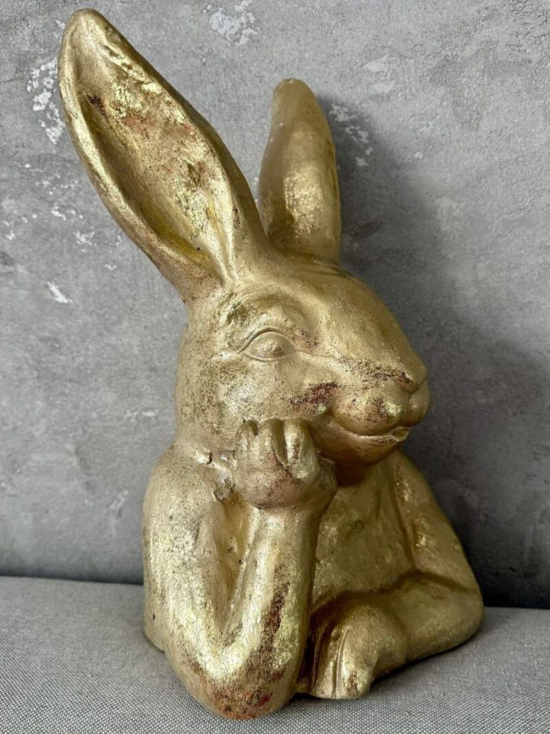 Zając wielkanocny, dekoracja ceramiczna, wys.38 cm - obrazek 4