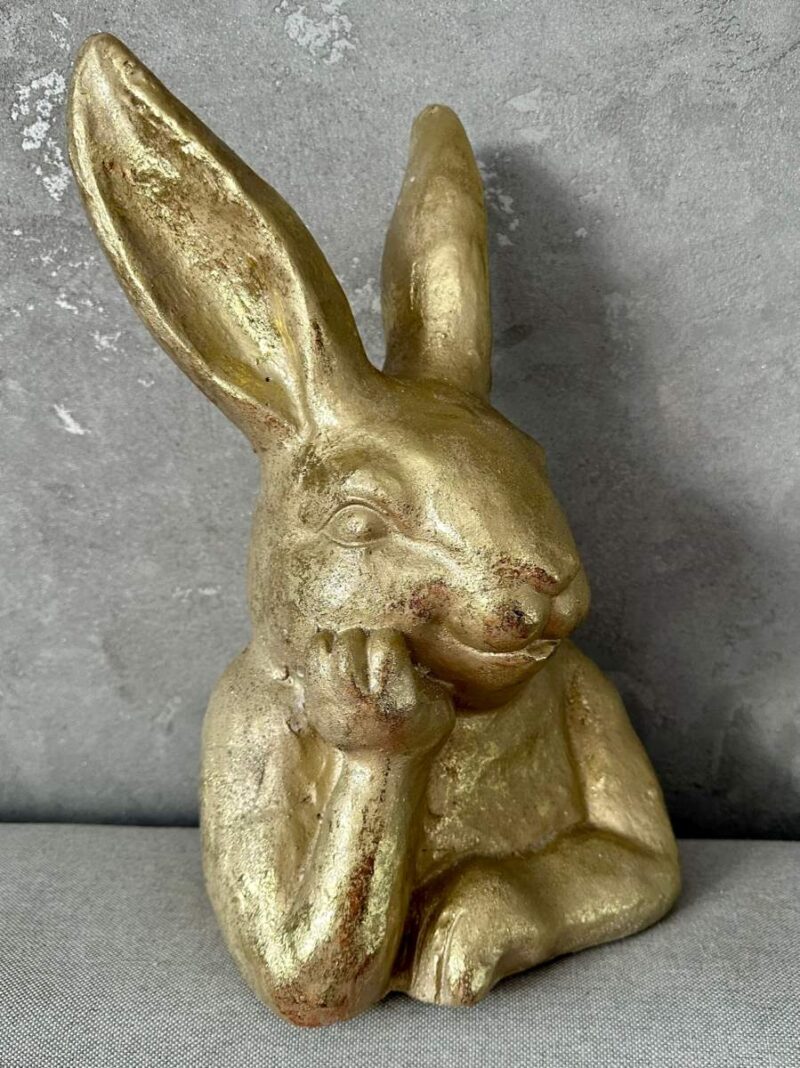 Zając wielkanocny, dekoracja ceramiczna, wys.38 cm - obrazek 8
