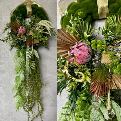 Wianek na drzwi Glamour 39x103 cm