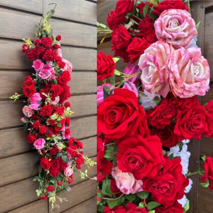 Girlanda-gałąź różana 170 cm