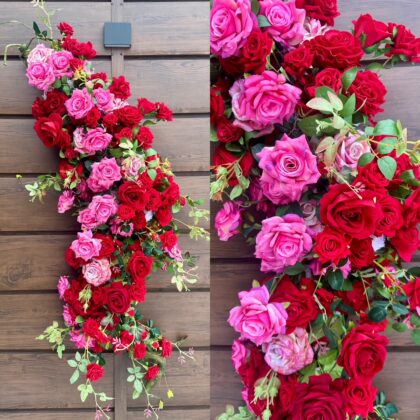 Girlanda-gałąź różana 150 cm