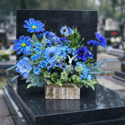 Dekoracja nagrobna wielkanocna